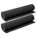 AMZQNART 2 Pack EVA Foam 2mm, Cosplay Foam Roll, 16 x 59in Black, Suitable for Large Foam Cosplay Modeling, DIY Projects, Crafts, Ultra High Density 90 kg/m3.