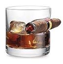 Whisky-Zigarrenglas, transparente Trinkgläser, Weinzubehör für Whisky, Scotch, Bier, Wein rund
