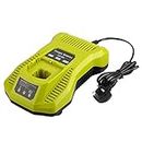 FABOBJECTS® Dual Chery IntelliPort Charger for All Ryobi 12V-18V ONE+ Lithium Battery & NiCad Universal Battery Charger Ryobi One + P104 P105 P102 P103 P107 P108 18V Tools