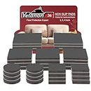 Yelanon Non Slip Furniture Pads 36pcs（2+3+4）” Furniture Grippers,Self Adhesive Rubber Feet Furniture Feet,Anti Slide Furniture Hardwood Floor Protector for Keep Couch Stoppers