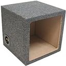 Car Audio Single 12" Sealed Square Sub Box Enclosure fits Kicker L7 Subwoofer