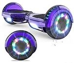 VOUUK Hoverboard, 6.5 Inch Two Wheel Hoverboard with Bluetooth Speaker with LED Light for Kids and Adults