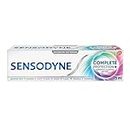 Sensodyne Complete Protection & Advanced Whitening Toothpaste For Sensitive Teeth, Eliminates Bad Breath, 75ml