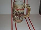 1983 BUDWEISER CLYDESDALE WHEAT CAMEO HOLIDAY STEIN CS58