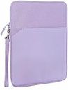ProElite Polyester Tablet Sleeve Case Cover 12" to 13" Tablets for Samsung Tab S7 Plus/S8 Plus/S9 Plus/S7 FE 12.4", Apple iPad Pro 12.9",Lenovo Tab P12, Microsoft Surface Pro 4/5/6/7/8/9, Lavender