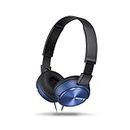 Sony Mdr-Zx310Ap Wired On Ear Headphones with Mic (Blue)