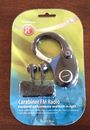 New Sealed Radio Shack Caribiner FM Radio With Earbuds And Extras