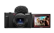 Sony ZV-1 II 18-50mm Wide Angle Zoom Lens Vlogging Camera, Black