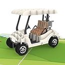 papercrush® Pop-Up Karte Golf - 3D Geburtstagskarte oder Geldgeschenk für Golfer & Golferin, Gutschein für Golfen - Besondere Geschenkkarte für Golfspieler, Lustiges Golfgeschenk für Frauen & Männer