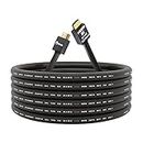 iBirdie 8K HDMI 2.1 Cable 30 Feet CL3 in Wall Rated 8K60Hz 4K120Hz eARC ARC HDCP 2.3 2.2 Ultra High Speed Compatible with Dolby Vision Roku Sony LG Samsung PS5 PS4 Xbox Series X RTX 3080 3090