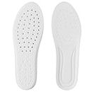 WLLHYF 1 paio di solette per scarpe in memory foam, inserti ammortizzanti, solette sportive tagliabili, morbide di ricambio per uomini e donne, alleviano il dolore ai piedi (bianco 28,5 cm)