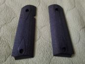 Kimber 1911 Replacement Double Diamond Black Wood Factory OEM Grips