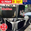 UP to 2x Car Back Seat Protectors Covers Kids Kick Mat Mats Pad Children Kid DF