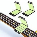2 Piezas Limpiador para Guitarra Eléctrica de Cuerdas y Diapasón, para Bajo Eléctrico y Instrumentos de Cuerda