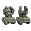 FAB Defense Top Mounted Deployable Front and Rear Sight OD Green FX-FRBSKITG