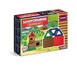 MAGFORMERS Log Cabin (48 Piece) Building Set, Multicolor