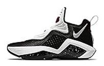 Nike Mens Lebron Soldier XIV 14 Basketball Shoes (Black/White-University Red, Numeric_12)