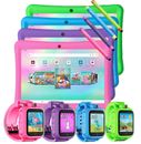 Contixo K102 10" Inch Kids Tablet & KW1 Smart Watch Camera Apps & Games Ages 3+