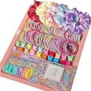 YANRONG Multicolor Hair Ties For Women Girls,Elastic Ponytail Holders Rubber Band For Thick Hair & Thin Hair Fashion Hair Accessories Set（2335PCS）