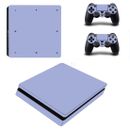 HOT AU For PS4 Slim Solid color Console Skin Decal Sticker +2 Controller Skins