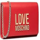 Love Moschino Women's Collection Autumn Winter 2021 Shoulder Bag, One Size, red