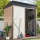 Outdoor Storage Shed, w/ Lockable Door, Utility and Tool Storage for  Backyard