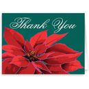 The Holiday Aisle® - 10 Holiday Poinsettia Thank You Boxed Note Cards & Envelopes, USA Made | Wayfair 25D7CCF26B024EBCB0CC554BC2A8FD4C