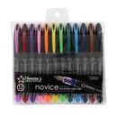 12 Thornton's Office Supplies  Disposable Fountain Pens Medium Point, Assorted