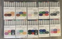 Copic Sketch Markers - Lot Of 10 Sets / 60 Pens - New !
