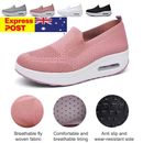 Women's Orthopedic Sneakers, Cushion Platform Diabetic-Walking Shoes Slip On