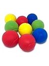 E-Deals 70mm Soft Foam Tennis Balls Bundle Pack of 9 - Assorted Colours