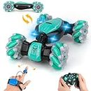 NEXBOX Remote Control Crawler for Kids - 360 Rotation RC Stunt Car 4WD 2.4 GHz OffRoad Vehicle Remote Controlled with Hand Control, Birthday Gift for Boys 6 7 8 9 10 11 12 Years