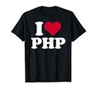 Camiseta I love php Camiseta