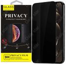 Proteggi schermo vetro temperato privacy completa iPhone 15 14 13 12 11 Pro Max Plus