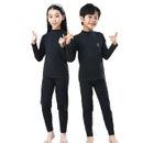 Thermal Underwear for Kids Winter Sport Long Johns Base Layer Top and Bottom Set
