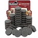 Non Slip Furniture Pads -48 pcs 1" Furniture Grippers, Non Skid for Furniture Legs,Self Adhesive Rubber Feet Furniture Feet, Anti Slide Furniture Hardwood Floor Protector for Keep Furniture Stoppers
