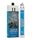 Gya Labs Jasmine Valencia Fragrance Roll On - Jasmine Valencia Fragrance Oil Roll On for Men & Women - Jasmine Valencia Perfume Oil for Skin (10ml)