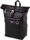 Berliner Bags Premium Zaino in Pelle Harlem, Tasca Porta PC para Viaggio Uomo Donna - Nero/Nero