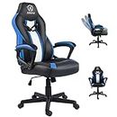 JOYFLY Gaming Chair, Gamer Chair for Adults Teens Silla Gamer Computer Chair Racing Ergonomic PC Office Chair （Blue）