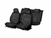 Vocado ® Car Sweat Control Premium Towel Seat Covers for Tata Indica Ev2 (Black)