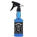 Salon Spray Bottle, 500ml Hairdressing Spray Bottle Salon Barber Hair Tools Home Gardening Water Sprayer, Water Sprayer Bottle(Bleu)