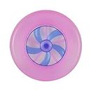 Asian Flying Disc for Outdoor Sports Games on The Beach, Lake, & Pool, Catching & Throwing, Dog Training Disc, Flying Discs for Kids, Adults, Unbreakable Soft Flexible Plastic (Pink)