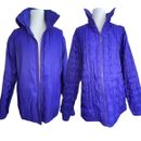 Mycra Pac Donatella Fashion Travel Reversible Rain Coat Purple O-P