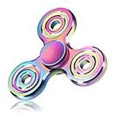 Vunake Fidget Spinner Hand Spinner Fidget Toys for Kids Adults Stainless Steel Bearing High Speed 2-5 Min Spins Precision Brass Tri Finger Gyro Toy EDC ADHD Focus Anxiety Stress Relief Sensory Toys