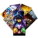 GTOTd Mortal Game Kombat Poster 8 Pcs 29x42cm (11,5 x 16,5In) Unframed Version HD Printing Poster for Living Room Wohnzimmer Wall Art Decor