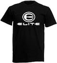 depi Men's Elite Archery Bow Symbol Men's T-Shirt Black L