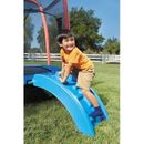 Little Tikes Climb 'n Slide 7ft Trampoline, Nylon in Blue | Wayfair 624919M