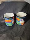 Vintage 1988 San Diego Zoo Wild Animal Park Coffee Mug - Toucan - Set of Two