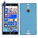 Nokia Lumia 1520 Étui HCN PHONE® S-Line TPU Gel Silicone Coque souple pour Nokia Lumia 1520 + stylet - BLEU