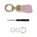 MYADDICTION Car Keychain PU Leather Keychain Strap Key Holder Automotive Keychain Sturdy Pink| Parts & Accessories | Apparel & Merchandise